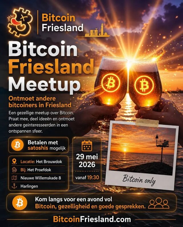 Bitcoin Friesland Meetup bij Het Brouwdok